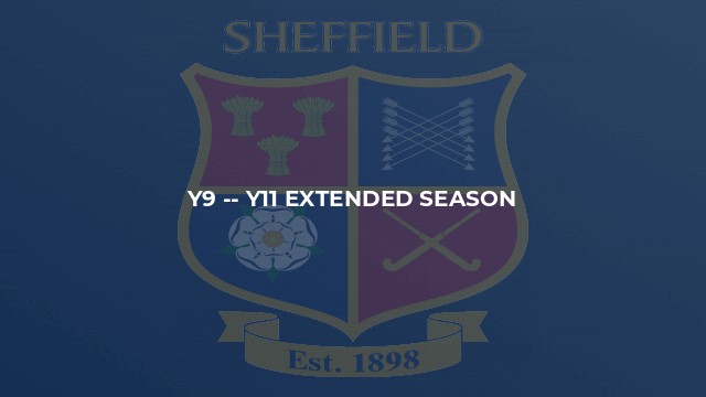 Y9 -- Y11 Extended Season