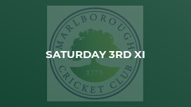 Saturday 3rd XI