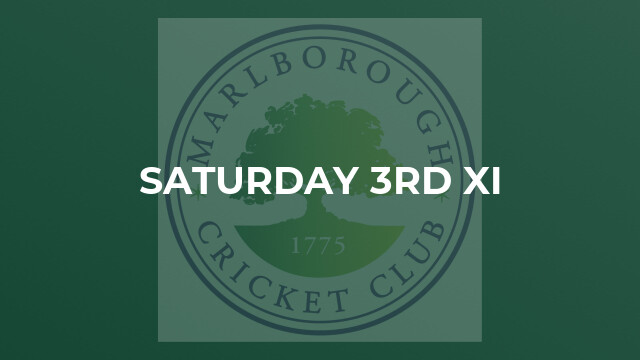 Saturday 3rd XI