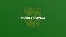U 13 Girls Softball
