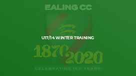 U17/14 Winter Training