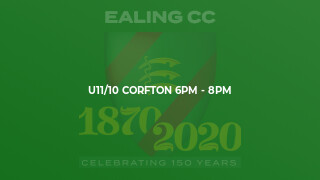 U11/10 Corfton 6pm - 8pm