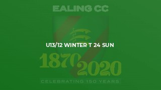 U13/12 Winter T 24 Sun