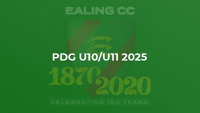 PDG U10/U11 2025