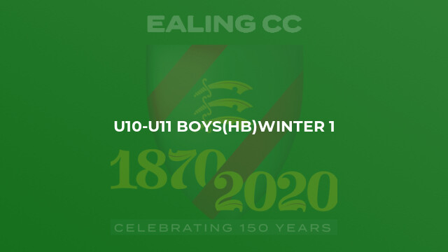 U10-U11 Boys(HB)Winter 1