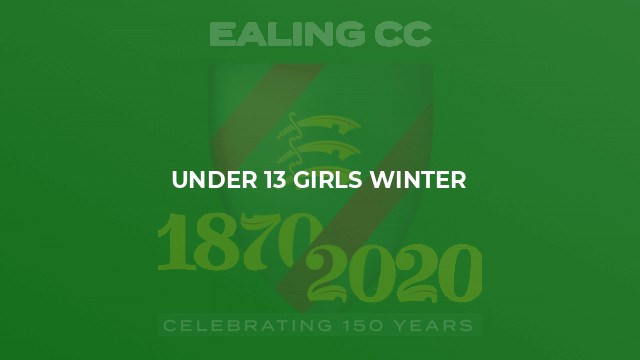 Under 13 Girls Winter