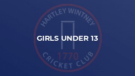 Girls Under 13