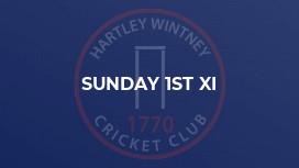 Sunday 1st XI