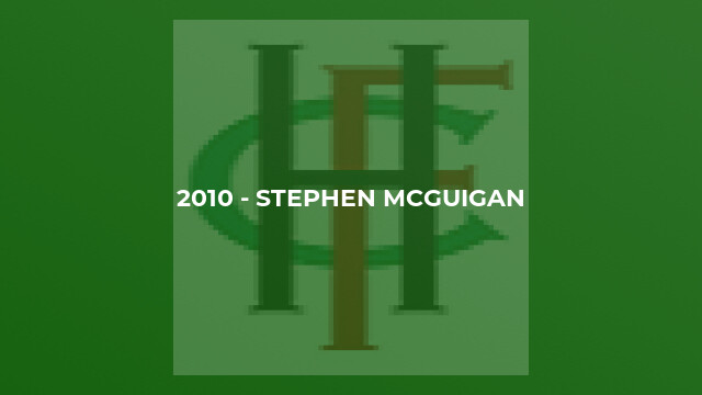 2010 - Stephen McGuigan