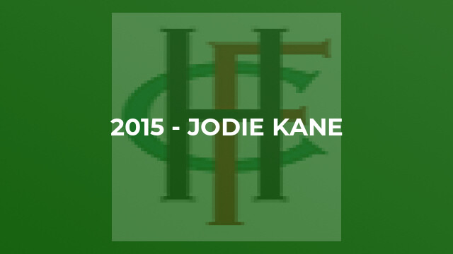 2015 - Jodie Kane