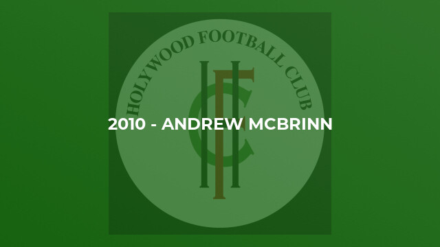 2010 - Andrew McBrinn