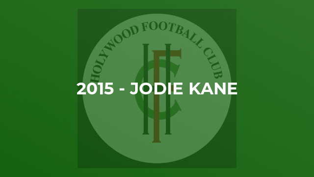2015 - Jodie Kane