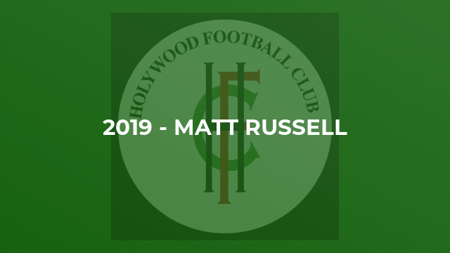 2019 - Matt Russell