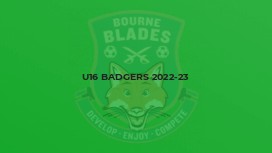 U16 Badgers 2022-23