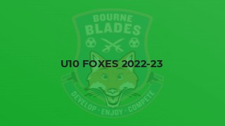 U10 Foxes 2022-23