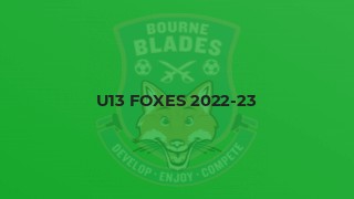 U13 Foxes 2022-23