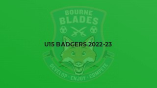 U15 Badgers 2022-23