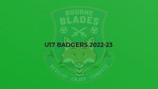 U17 Badgers 2022-23