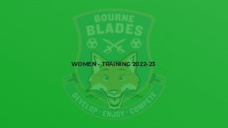 Women - Training 2022-23