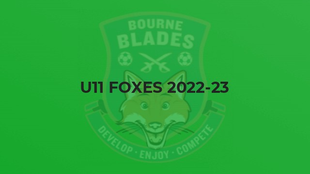 U11 Foxes 2022-23