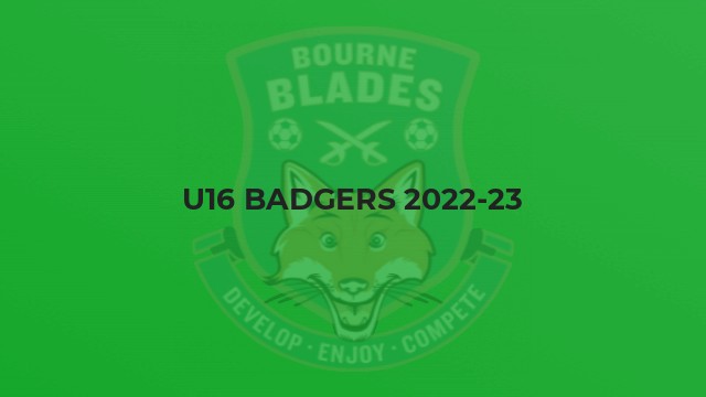 U16 Badgers 2022-23