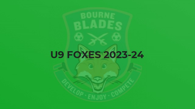 U9 Foxes 2023-24