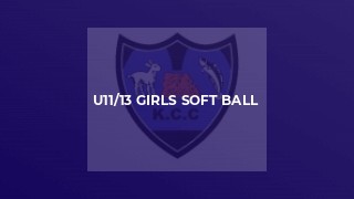 U11/13 GIRLS Soft Ball