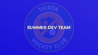 Summer Dev Team