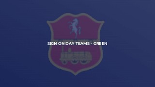 Sign on Day Teams - Green