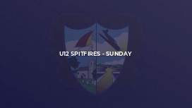 U12 Spitfires - Sunday