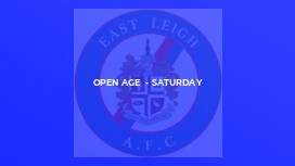 Open Age  - Saturday