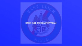 Open Age Sunday 1st Team
