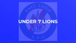 Under 7 Lions