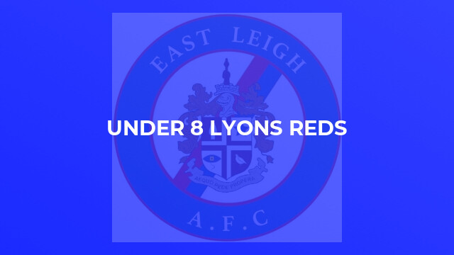 Under 8 Lyons Reds
