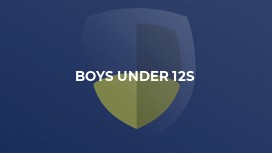 Boys Under 12s