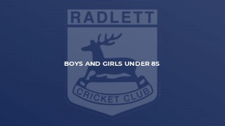 Boys and Girls Under 8s