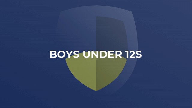 Boys Under 12s