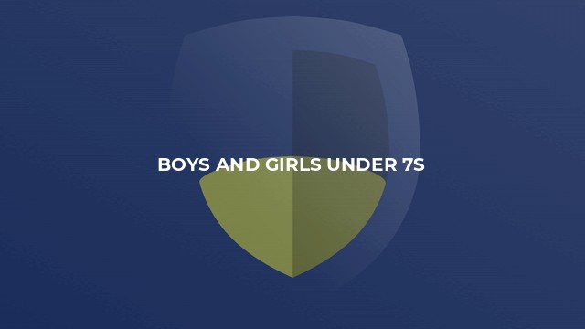 Boys and Girls Under 7s