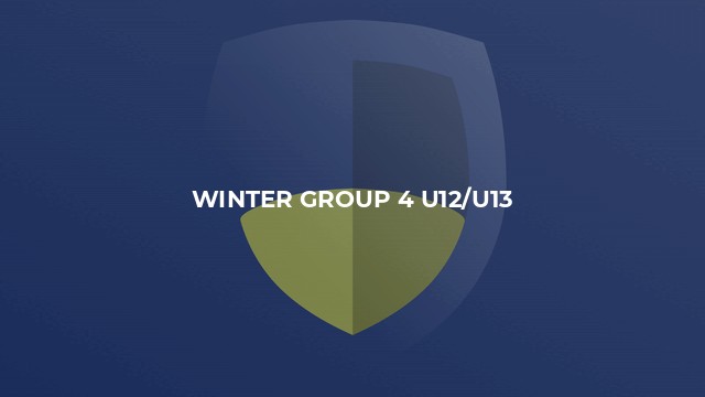 Winter Group 4 U12/U13