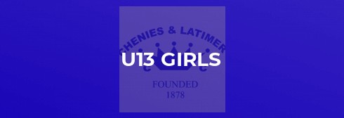 Chenies U13 Girls finish season on a high!