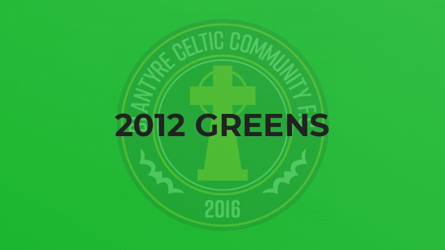 2012 Greens