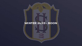 Winter 24/25 - Boon