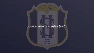 Girls Winter 24/25 [Fri]