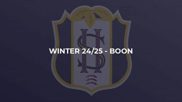 Winter 24/25 - Boon