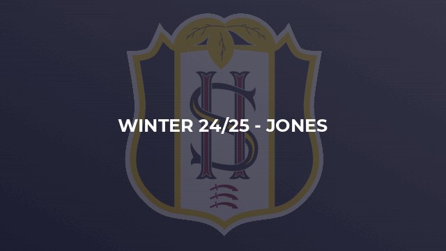 Winter 24/25 - Jones