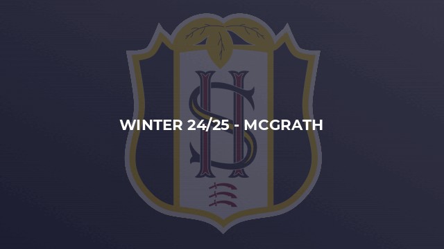 Winter 24/25 - McGrath