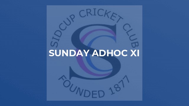 Sunday Adhoc XI