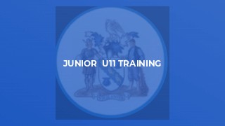 JUNIOR  U11 TRAINING