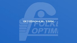 GK J Coach 6.30 - 7.15pm