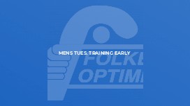 Mens Tues. Training Early